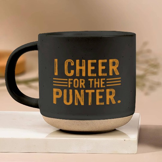 I Cheer For The Punter Pottery Mugs