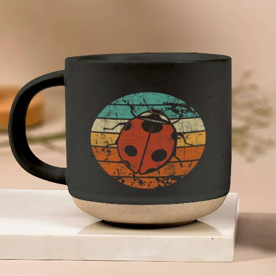 Retro Vintage Ladybug Animal Insect Lover Ladybird Pottery Mugs