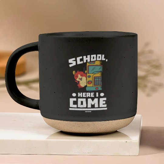 Children school school bus enrollment Pottery Mugs