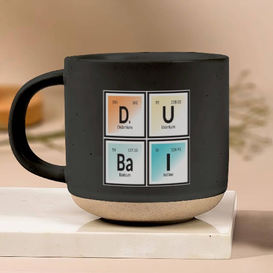 Elements of Dubai Pottery Mugs