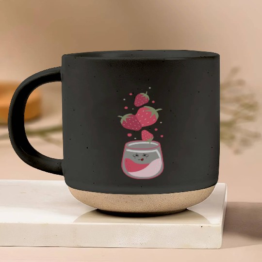 Delicious Strawberry juice Pottery Mugs