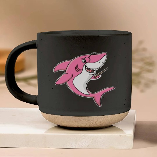 Teacher shark .. school student lessons enrollment Pottery Mugs