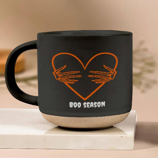 Halloween Boo Season unisex couples Pottery Mugs