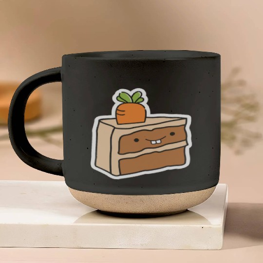 Carrot Cake Sweet Carrot Cake Pottery Mugs