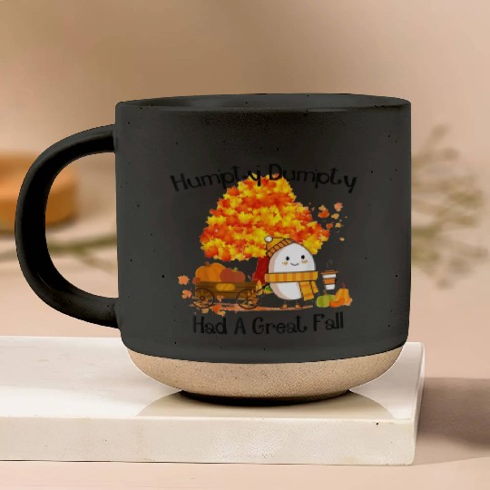 Humpty Dumpty Had A Great Fall Thanksgiving Autumn Pottery Mugs