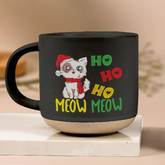 Cat Whisperer Christmas Day Cat Lover Kitty Meow Pottery Mugs