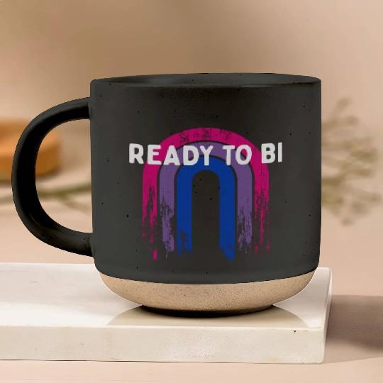 Ready to Bi Bisexual LGBTQ Bi Pride LGBT Funny Pottery Mugs