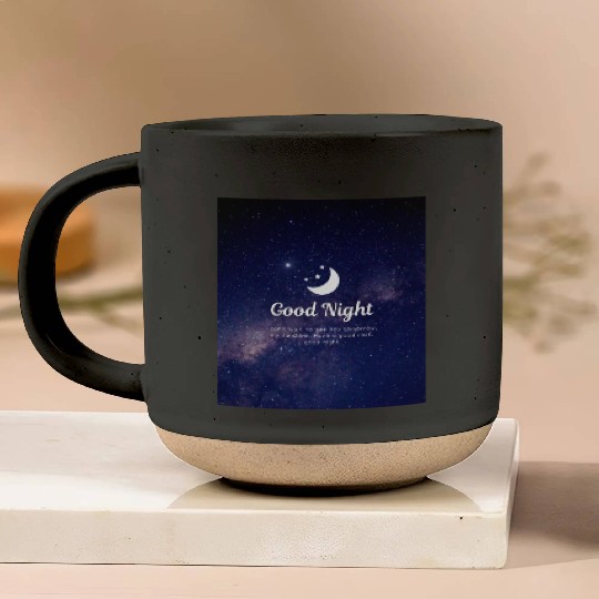 Good night with sweet dreams Pottery Mugs