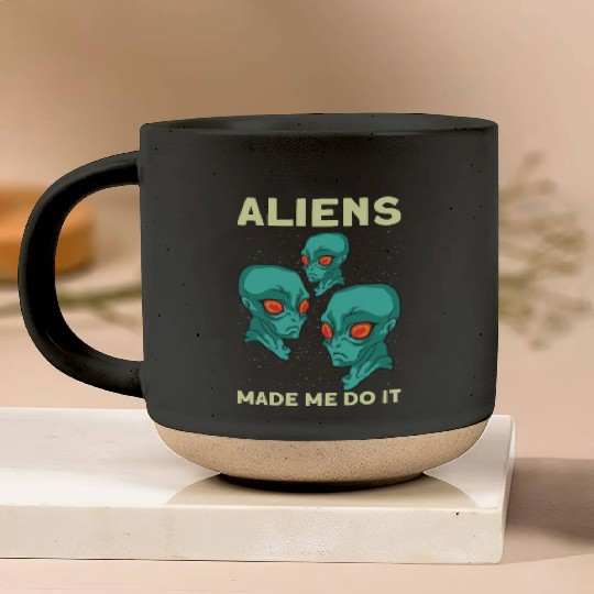 Alien Extraterrestrial Area 51 UFO Space Geek Gift Pottery Mugs