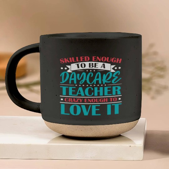 Daycare Teacher Childcare Educator Director Pottery Mugs