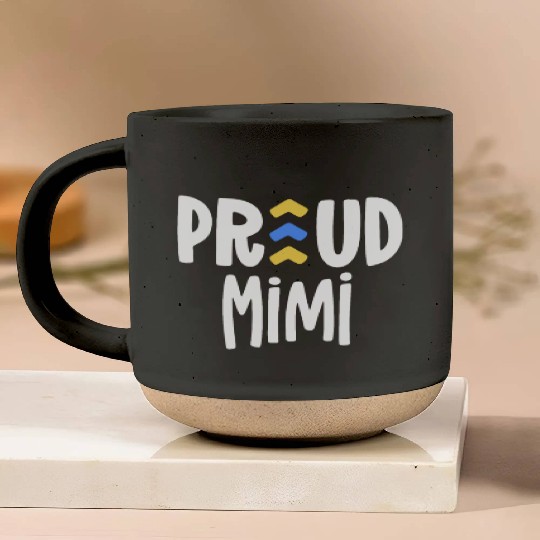 Proud Mimi Down Syndrome Grandma Family T21 Pottery Mugs
