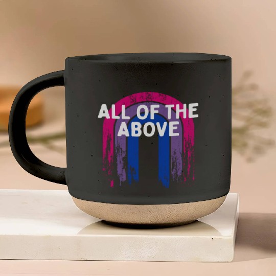 All of the Above Bisexual LGBTQ Bi Pride Pottery Mugs