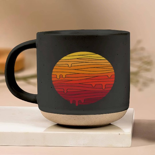 The Mountain Sun and Moon Pottery Mugs