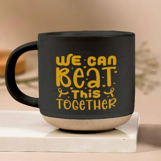 We Can Beat This Together, Childhood Cancer Pottery Mugs