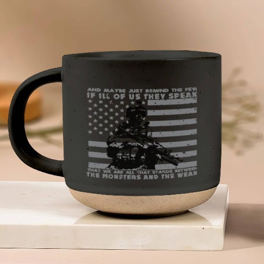 The Monsters And The Weak US Army Veteran Pottery Mugs