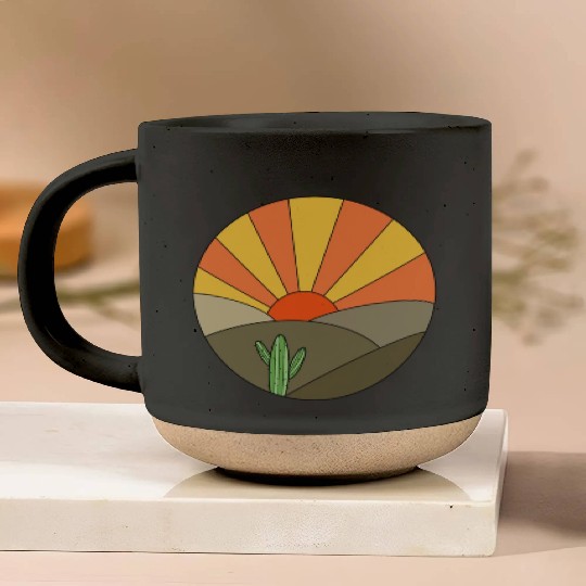 Sunrise desert Pottery Mugs