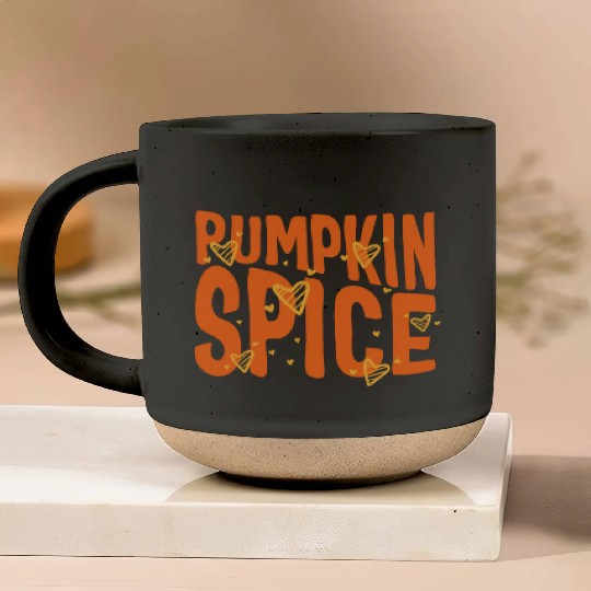 Halloween Theme Cute Pumpkin Spice Coffee Lover Pottery Mugs
