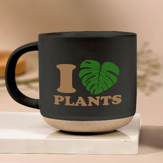 I love plants Pottery Mugs