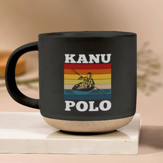 Canoe polo canoeing polo sport Pottery Mugs
