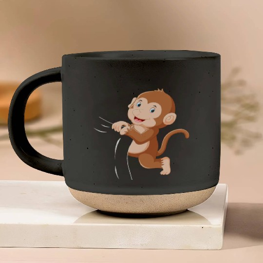 Cute Monkey Baby Monkey Baby Orangutan Baby Monkey Pottery Mugs