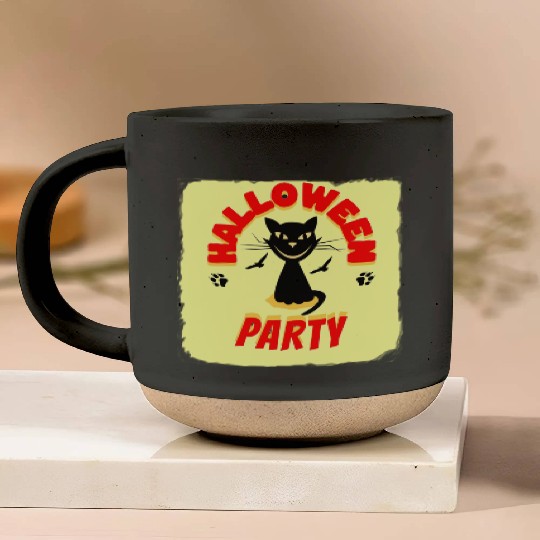 HALLOWEEN PARTY NIGHT Pottery Mugs