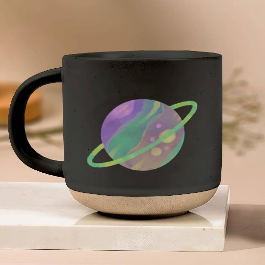Sun Moon Classic Cotton Pottery Mugs