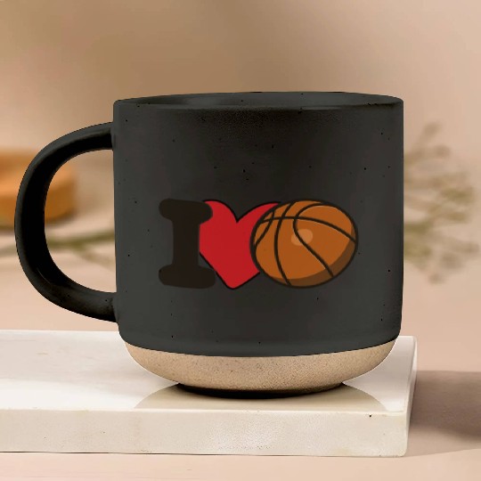 I Love Basketball For Basketball Lover Pottery Mugs