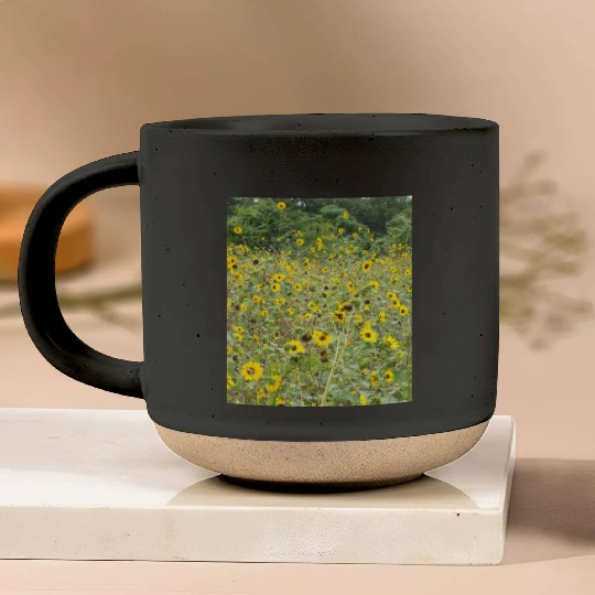 My Photography - Swamp Sunflowers in Texas Pottery Mugs