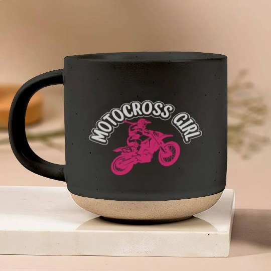 Dirtbike Girl Supercross Girl Off-road Enduro Moto Pottery Mugs