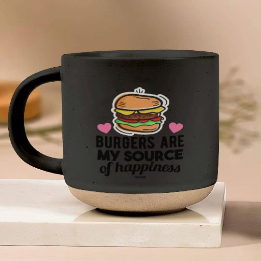 Hamburger fast food grill delicious Pottery Mugs