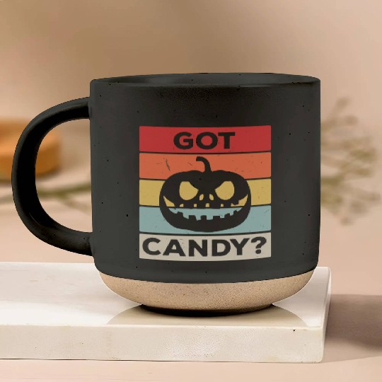 Got Candy Trick Or Treat Pumpkin Jack Pottery Mugs