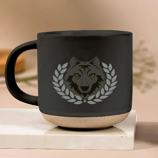 alpha wolf Pottery Mugs