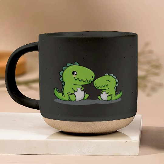 Big Brother Dino Siblings Baby Dinosaur Little Boy Pottery Mugs