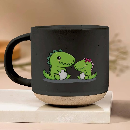Big Brother Dino Siblings Baby Dinosaur Little Boy Pottery Mugs