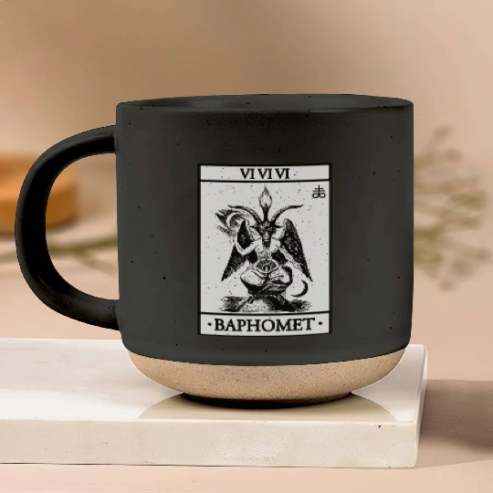 Baphomet Tarot Card Satanic Occult Pottery Mugs