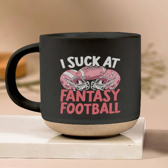 I Suck At Fantasy Football Auto Draft Sport Lover Pottery Mugs