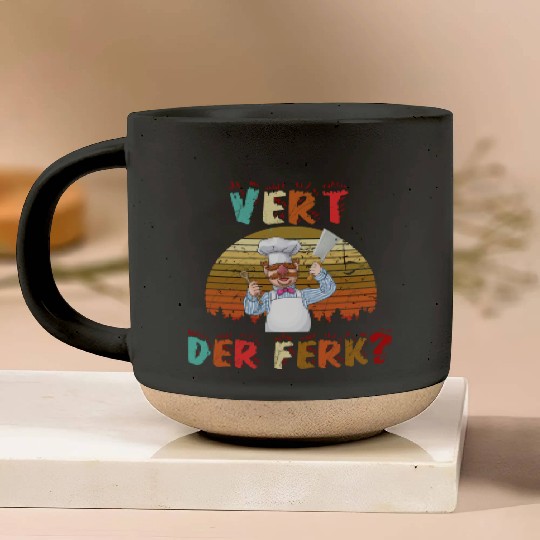 Vert Der Ferk the swedish chef Pottery Mugs