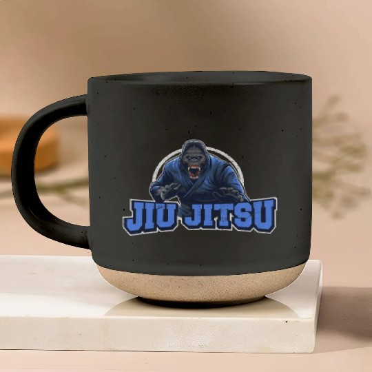 Brazilian Jiu Jitsu Gorilla BJJ Brazilian Jiu-Jits Pottery Mugs