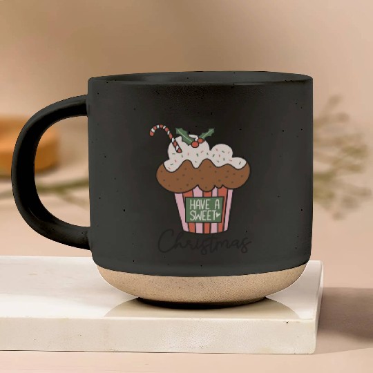 Have a Sweet Christmas Hot Chocolate Pottery Mugs
