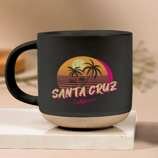 Retro Santa Cruz California Pottery Mugs