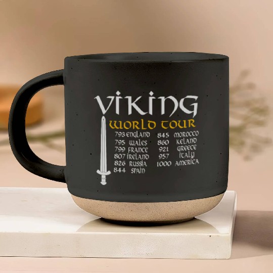 Viking World Tour Pottery Mugs