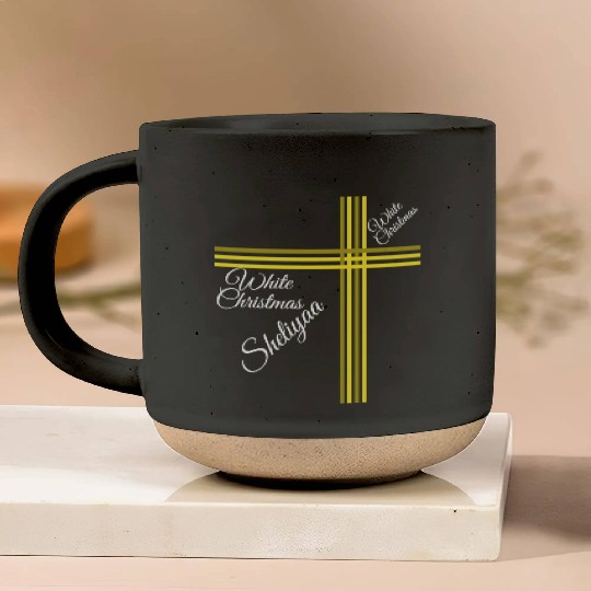 White Christmas Sheliyaa Pottery Mugs
