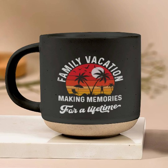 Family Vacation Making Memories Pottery Mugs