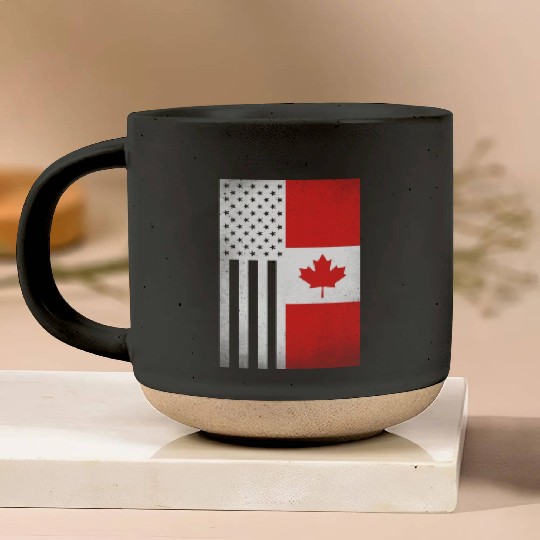 Canada Design for proud Canadian Americans Pottery Mugs