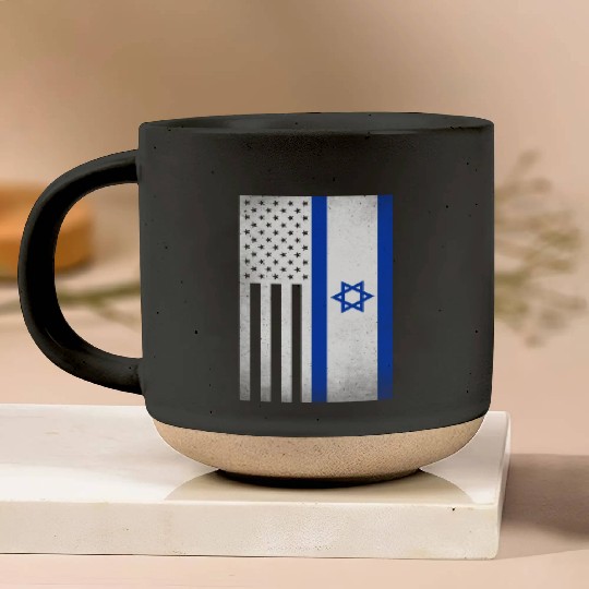 Israel Design for proud Israeli Americans Pottery Mugs