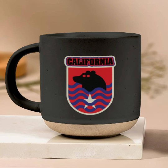 US States CALIFORNIA Pottery Mugs