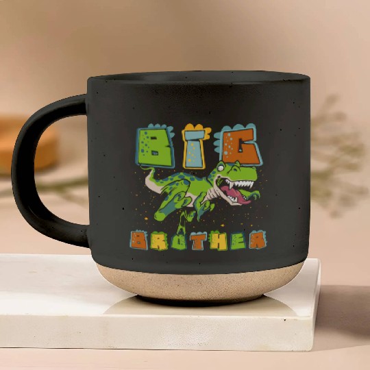 Dinosaur Big Brother Trex Pottery Mugs