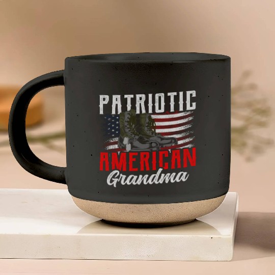 Patriotic American Grandma US Patriot USA Pottery Mugs