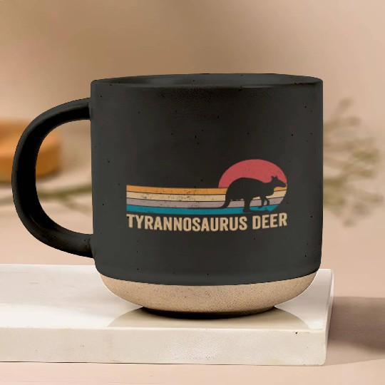 Funny Kangaroo Tyrannosaurus Deer Retro Pottery Mugs