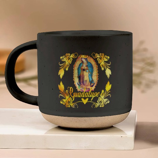 Our Lady Guadalupe Virgin Mary Catholic Decor Pottery Mugs